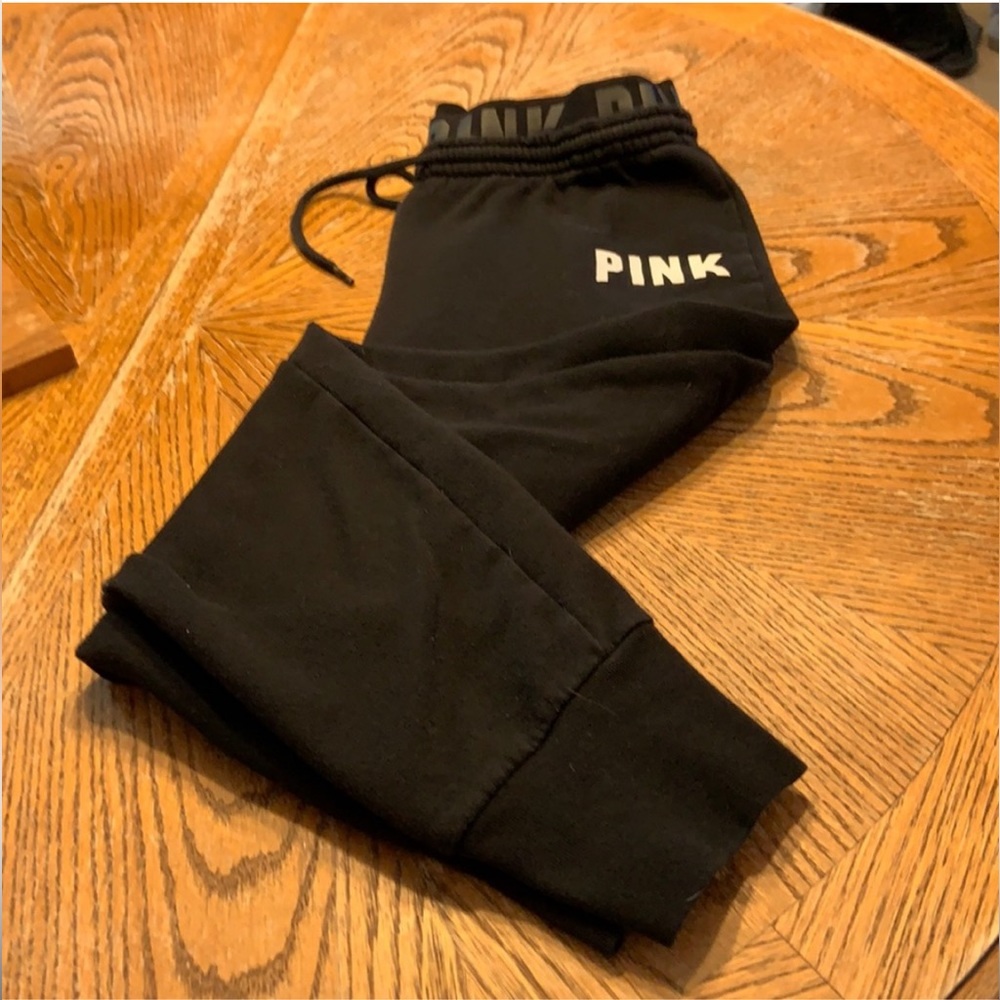 Pink Sweatpants with band logo